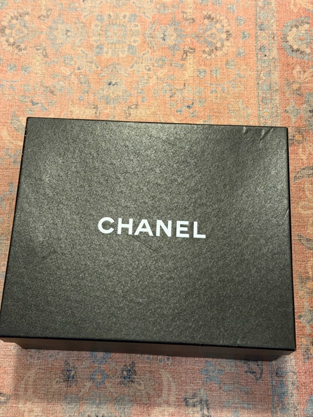 GC Chanel Chunky Black Patent Pinstripe Lace Up Oxford Shoes Size 42 - Picture 9 of 11